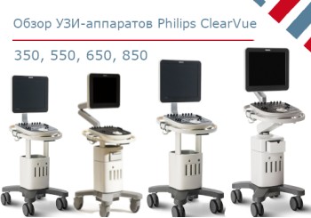 Обзор УЗИ-аппаратов Philips серии ClearVue. Модельный ряд, характеристики, особенности