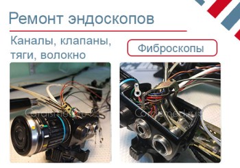 Ремонт фиброскопов и видеоэндоскопов 