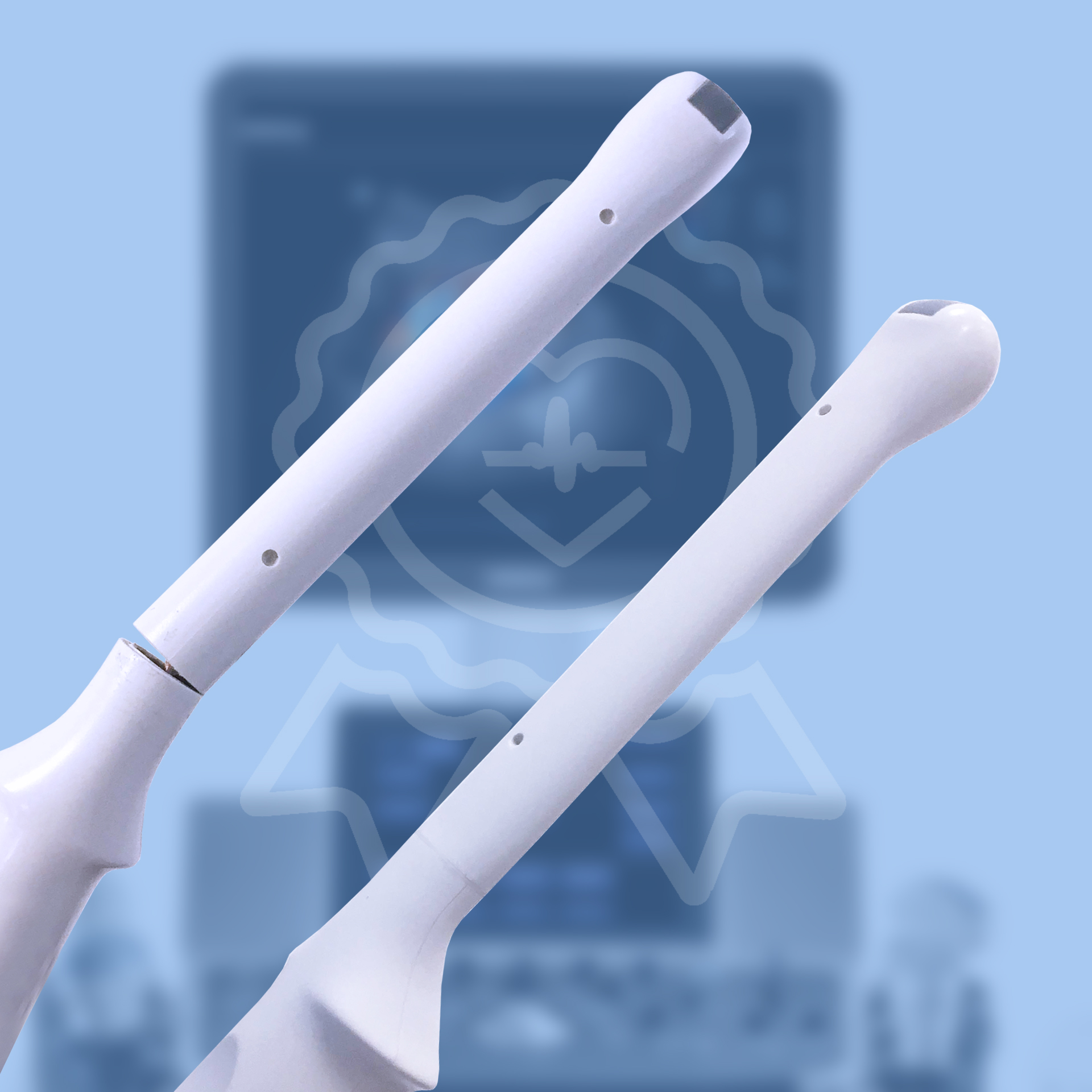Треснул корпус датчика. Ремонт  и герметизация корпуса Mindray V11-3E, спайка корпуса датчика в сервисном центре.