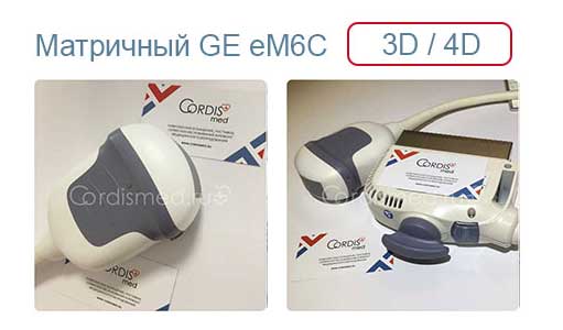 Ремонт конвексного матричного объемного УЗИ датчика GE eM6C