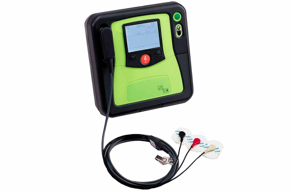 Автоматический наружный дефибриллятор Zoll AED Pro с ЭКГ-кабелем