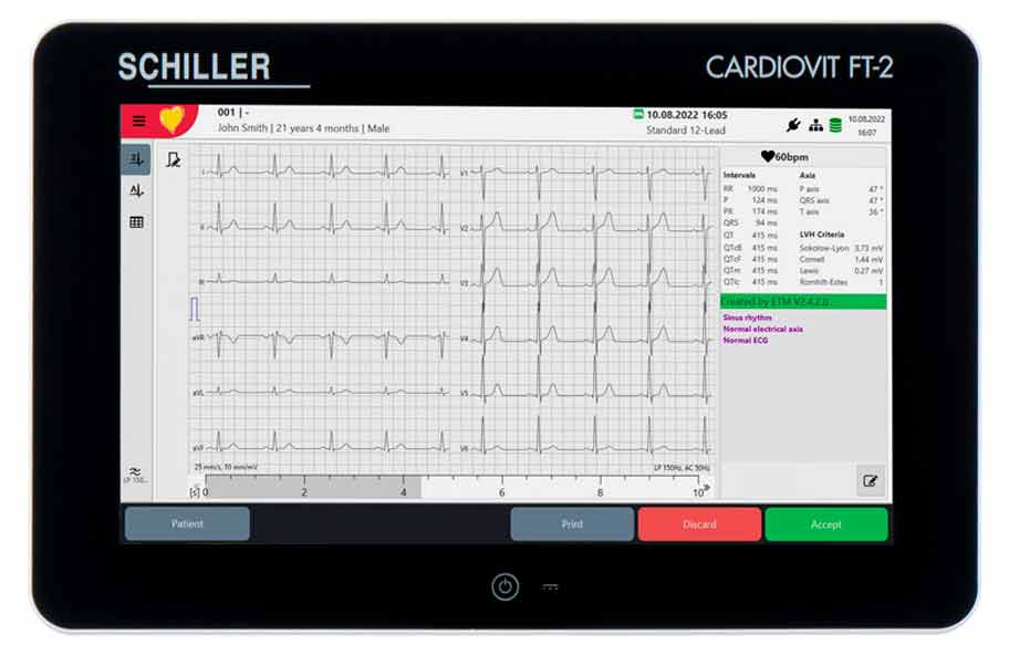 Электрокардиограф Schiller CARDIOVIT FT-2